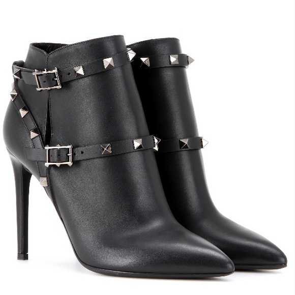valentino rockstud booties